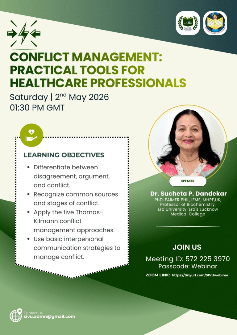 Conflict Management: Practical Tools for Healthcare Professionals