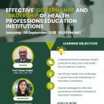 Effective-Governance-and-Leadership-of-Health-Professions-Education-Institutions-flyer.