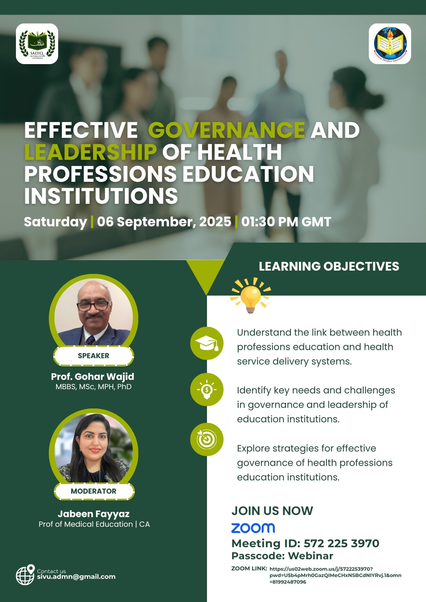 Effective-Governance-and-Leadership-of-Health-Professions-Education-Institutions-flyer.