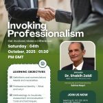 Invoking Professionalism - flyer