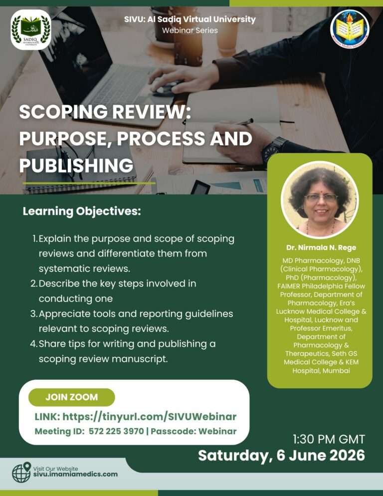 Scoping Review:  Purpose, Process and Publishing