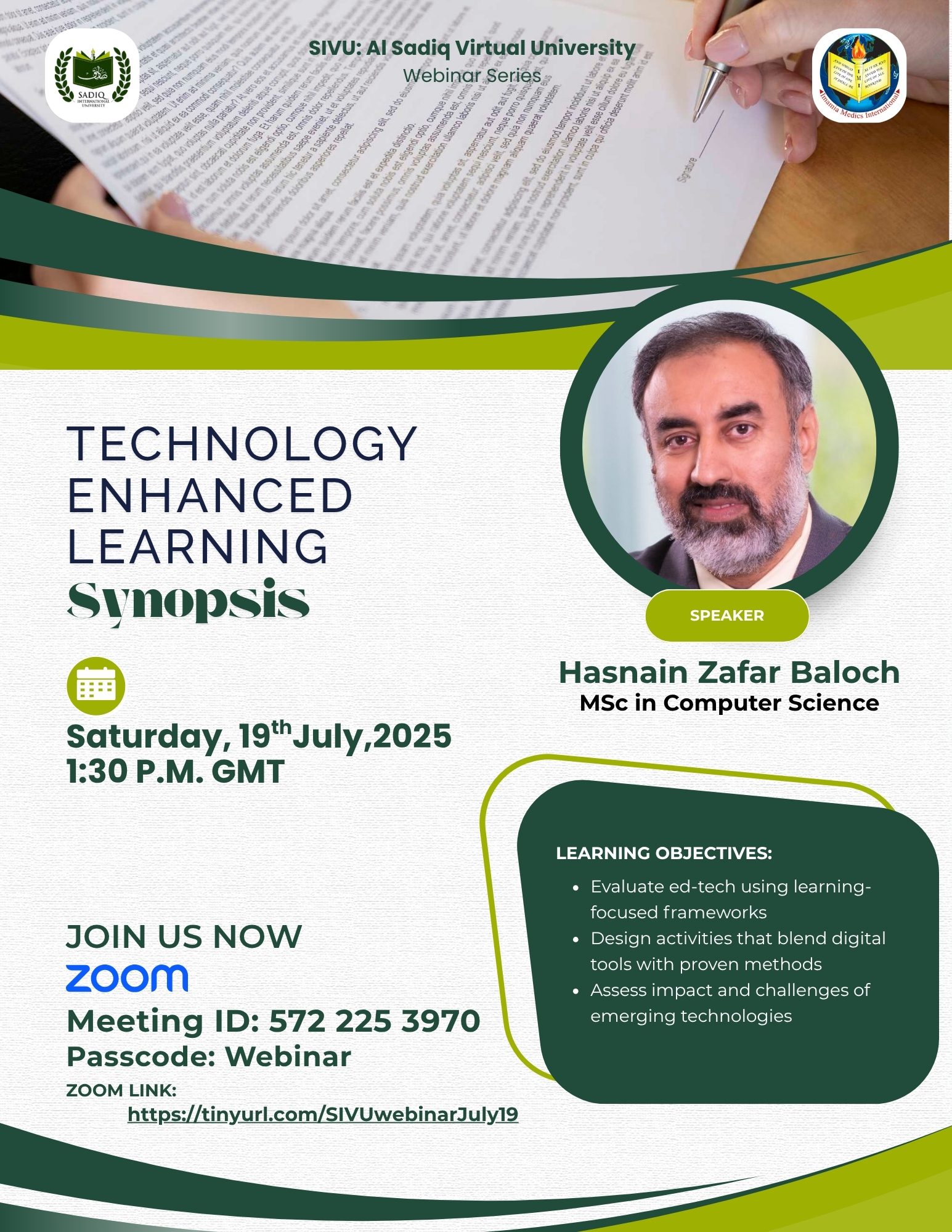 Technology Enhanced Learning - flyer