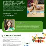 From Equity to Action: Implementing Universal Design for Learning (UDL) in Modern Education.