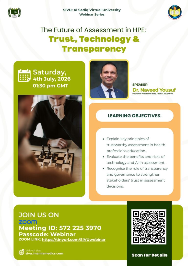 The Future of Assessment in HPE: Trust, Technology & Transparency