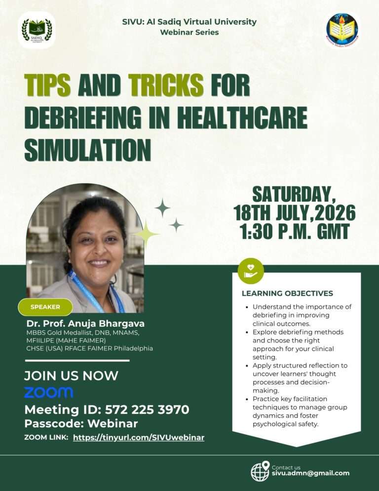 Tips and Tricks for Debriefing in HealthCare Simulation