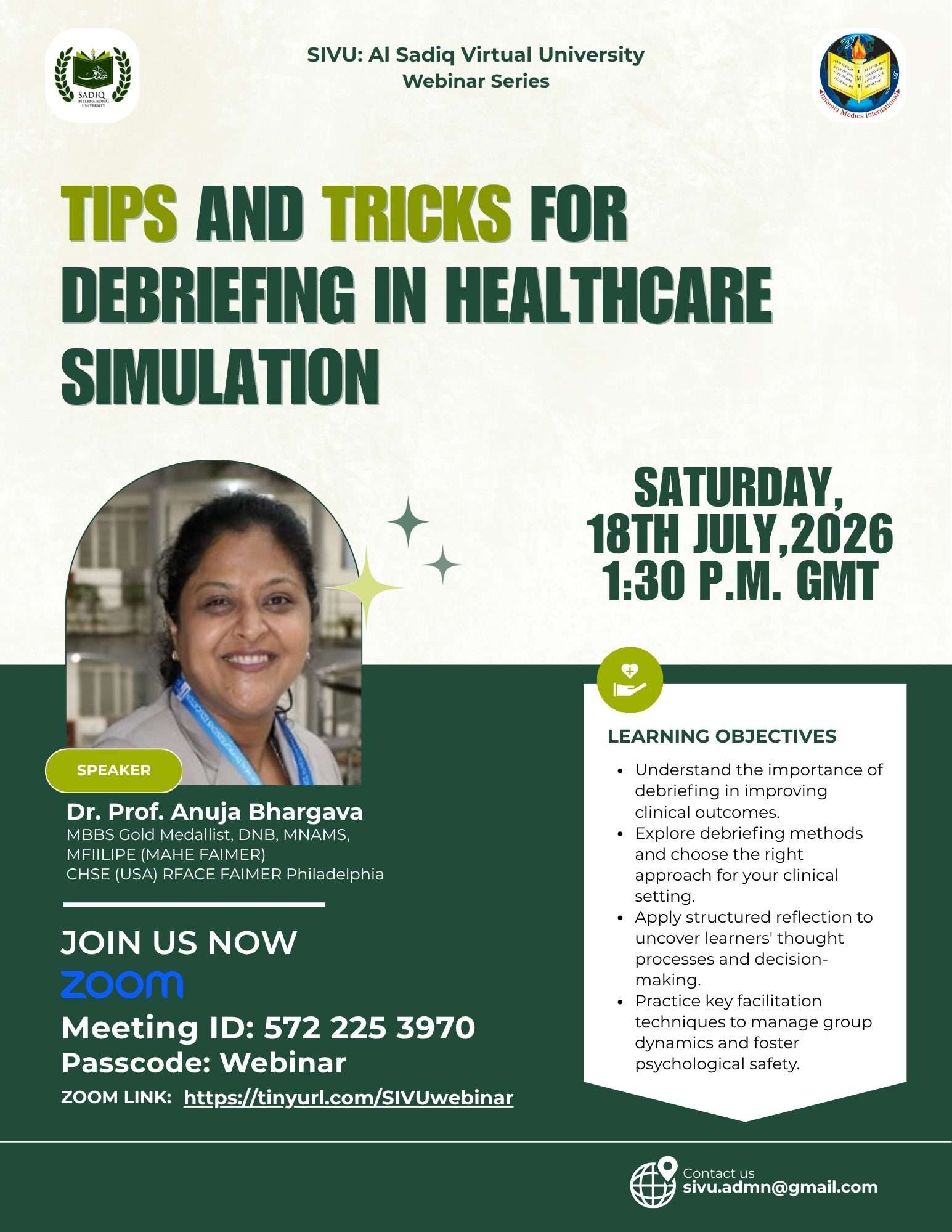 Tips and Tricks for Debriefing in HealthCare Simulation