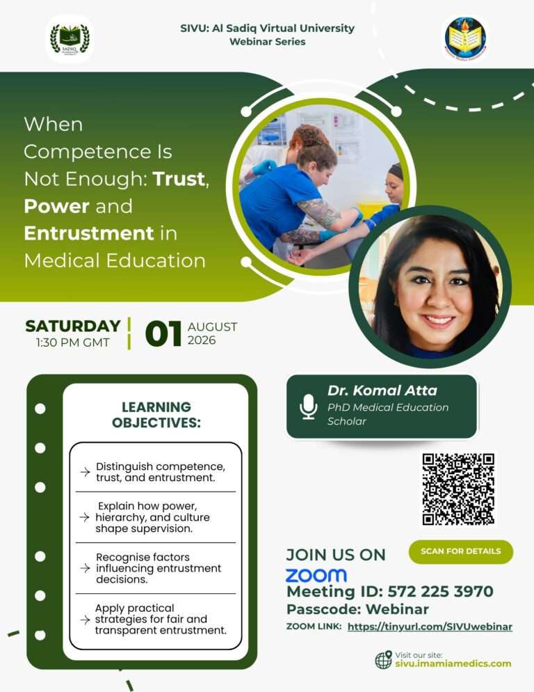 When Competence Is Not Enough: Trust, Power and Entrustment in Medical Education