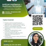 Artificial Intelligence in Healthcare Simulation Flyer - QR code