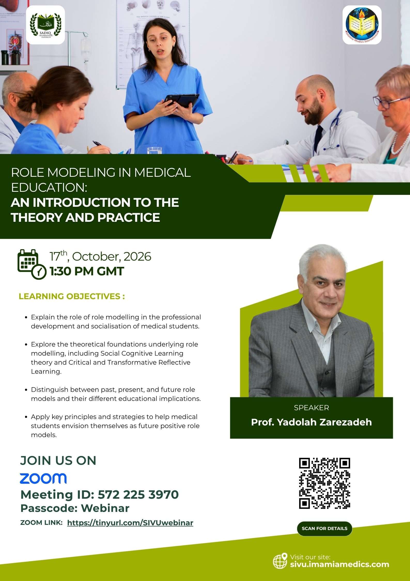 Role modeling in medical education an introduction to the theory and practice - QR Code